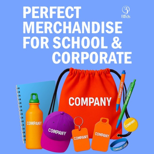 Perfect Merchandise for Schools & Corporates