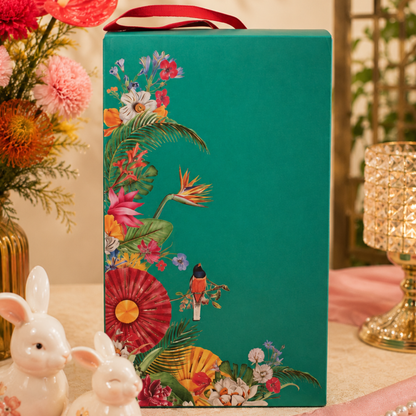 Emerald Blossom Mooncake Box 碧⽟花语⽉饼礼盒